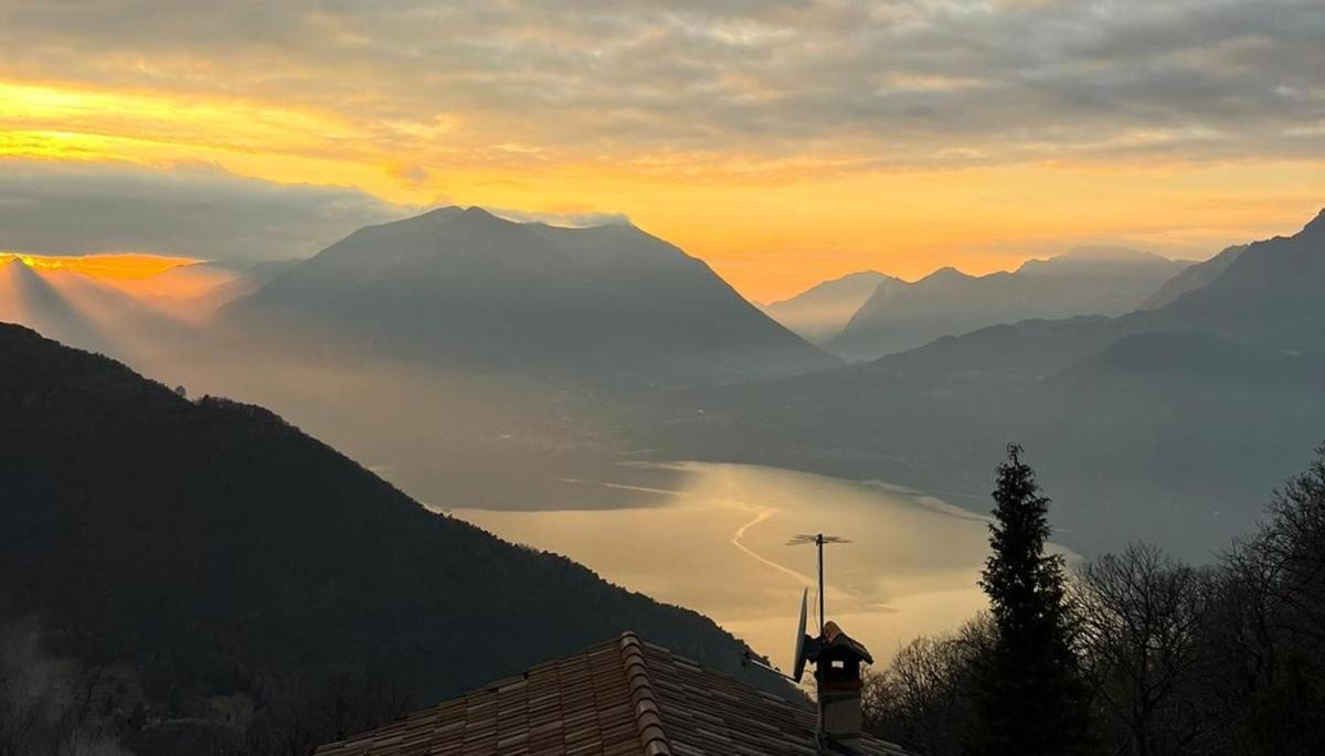Chalet La Terrazza Vista Lago Беллано Екстер'єр фото
